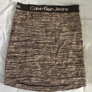 Heathered Calvin Klein Miniskirt
